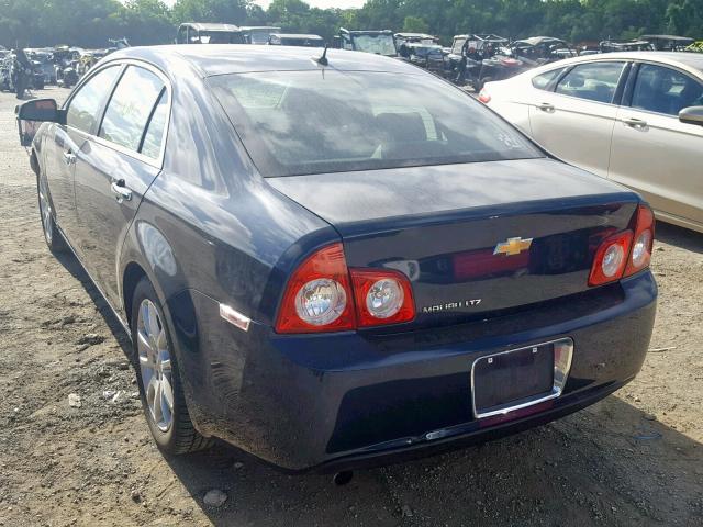 1G1ZE5EBXAF120749 - 2010 CHEVROLET MALIBU LTZ ლურჯი ფოტო 3
