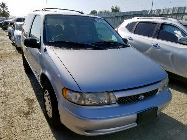 4N2ZN1111WD810953 - 1998 NISSAN QUEST XE SILVER photo 1