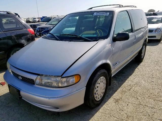 4N2ZN1111WD810953 - 1998 NISSAN QUEST XE SILVER photo 2