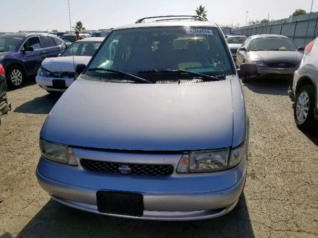 4N2ZN1111WD810953 - 1998 NISSAN QUEST XE SILVER photo 9