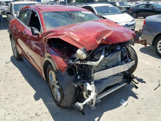 SJKCH5CP2HA038439 - 2017 INFINITI QX30 BASE RED photo 1