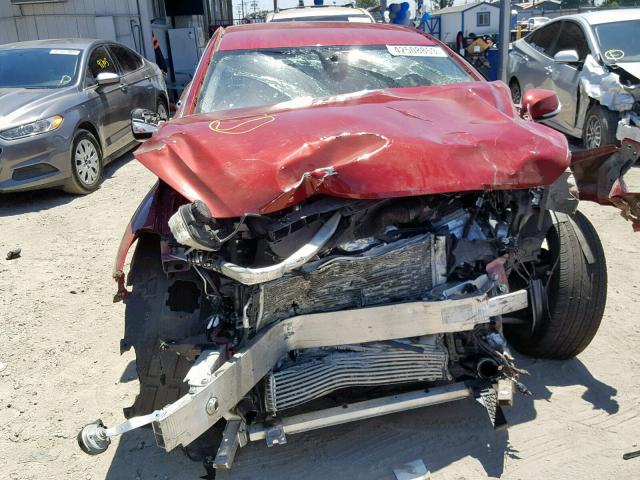 SJKCH5CP2HA038439 - 2017 INFINITI QX30 BASE RED photo 9