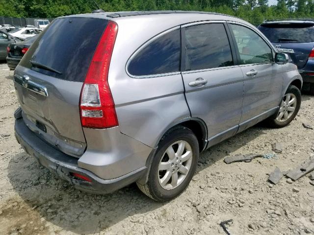 JHLRE38737C014420 - 2007 HONDA CR-V EXL SILVER photo 4