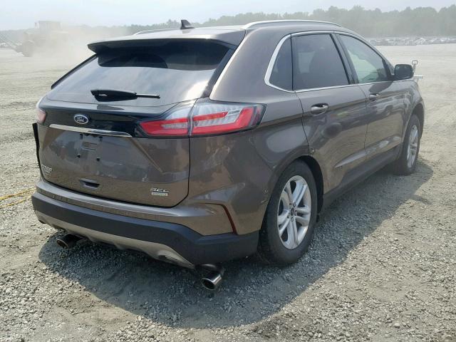 2FMPK3J98KBC10740 - 2019 FORD EDGE SEL GRAY photo 4