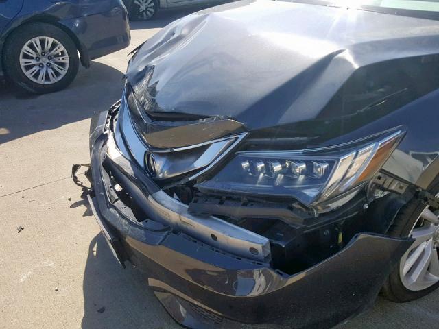 19UDE2F32GA023771 - 2016 ACURA ILX BASE GRAY photo 9