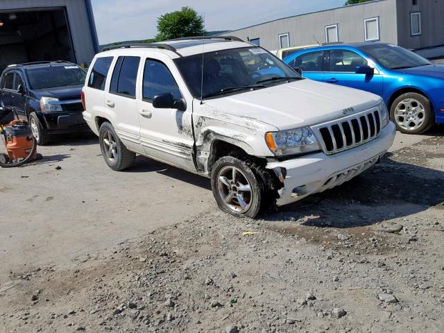 1J4GW58N12C234556 - 2002 JEEP GRAND CHER WHITE photo 1