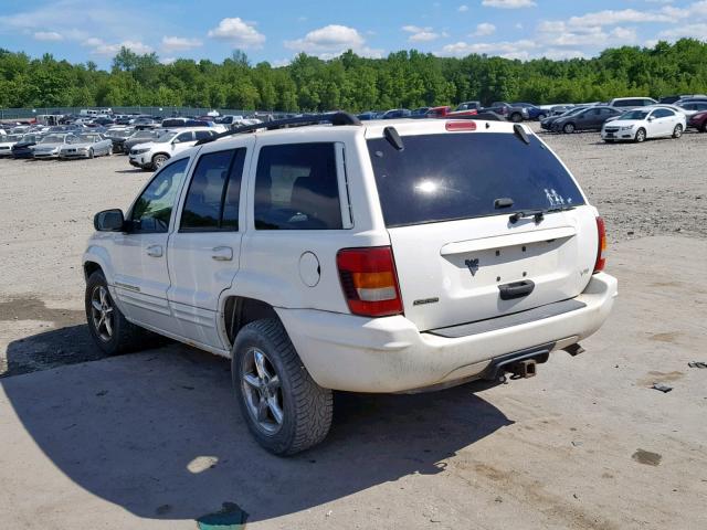 1J4GW58N12C234556 - 2002 JEEP GRAND CHER WHITE photo 3