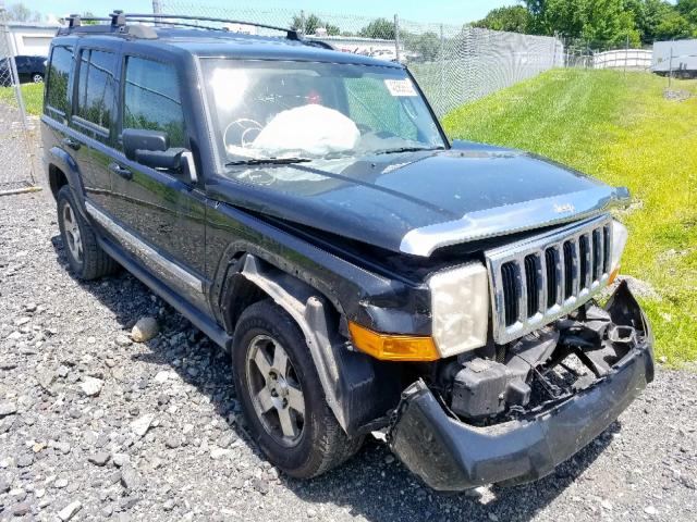 1J4RG4GK1AC114567 - 2010 JEEP COMMANDER BLACK photo 1