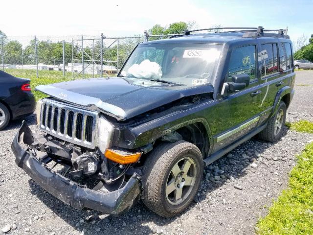 1J4RG4GK1AC114567 - 2010 JEEP COMMANDER BLACK photo 2