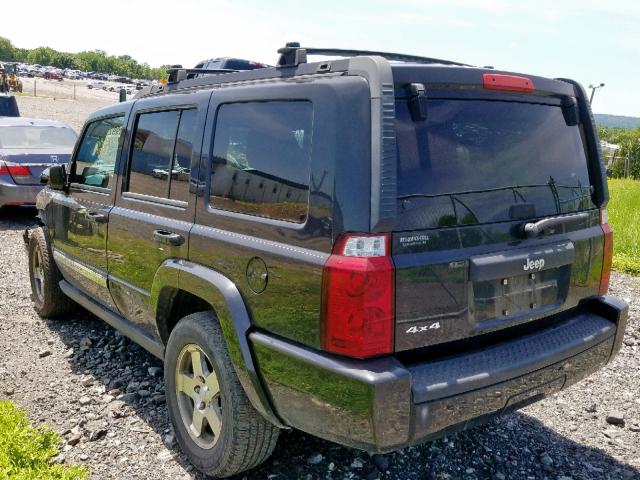 1J4RG4GK1AC114567 - 2010 JEEP COMMANDER BLACK photo 3