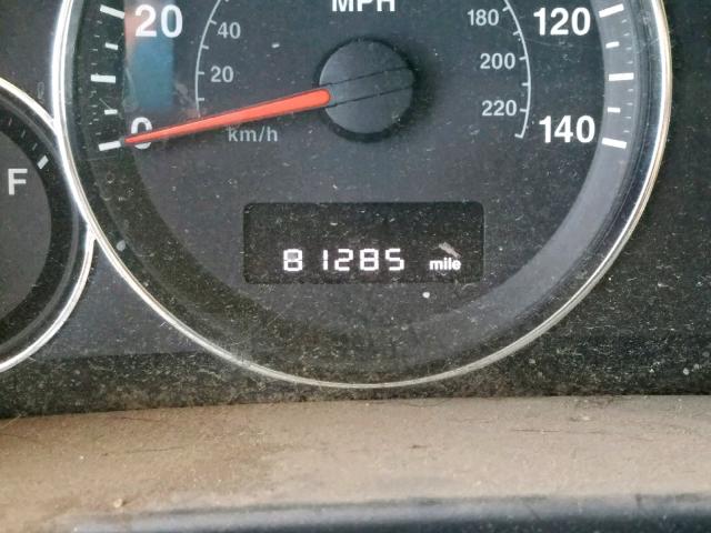 1J4RG4GK1AC114567 - 2010 JEEP COMMANDER BLACK photo 8