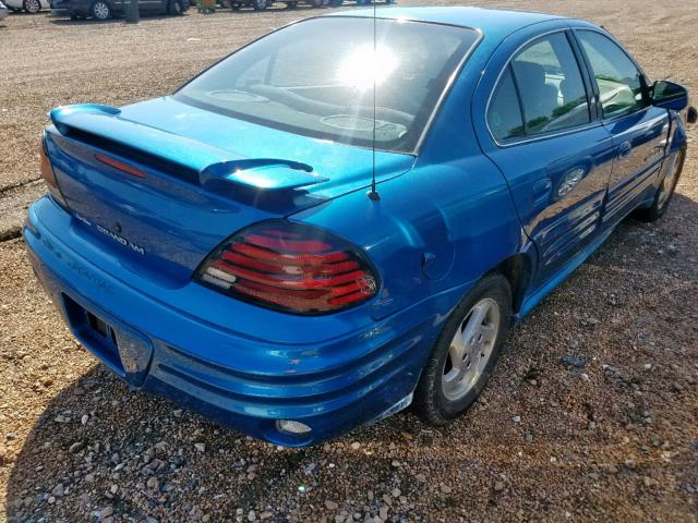 1G2NF52T5YC546994 - 2000 PONTIAC GRAND AM S BLUE photo 4
