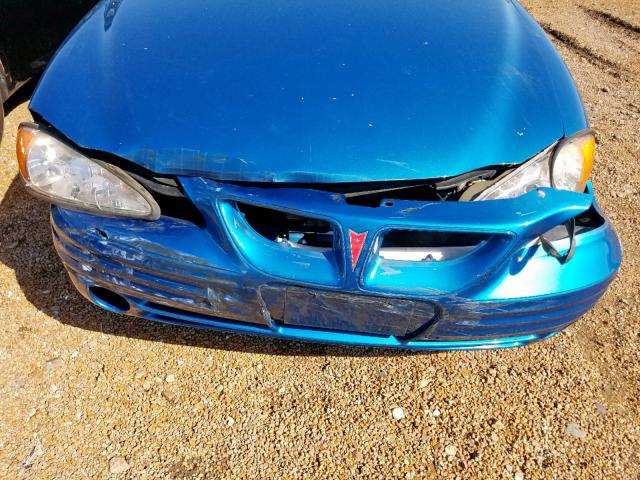 1G2NF52T5YC546994 - 2000 PONTIAC GRAND AM S BLUE photo 9