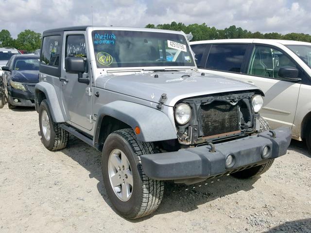 1J4AA2D18BL551224 - 2011 JEEP WRANGLER S SILVER photo 1