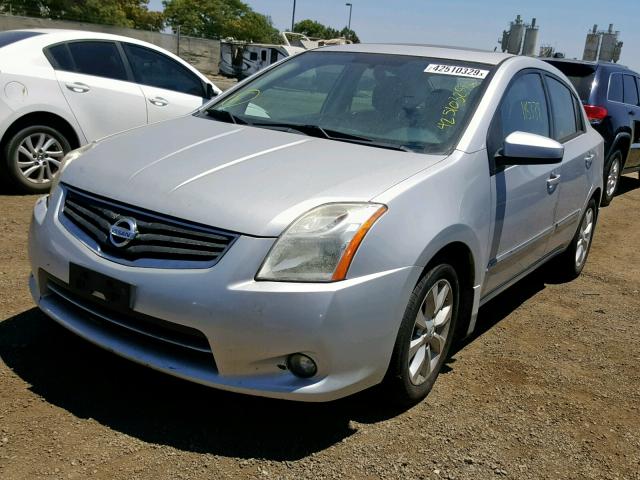 3N1AB6AP1BL694462 - 2011 NISSAN SENTRA 2.0 SILVER photo 2