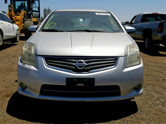 3N1AB6AP1BL694462 - 2011 NISSAN SENTRA 2.0 SILVER photo 9