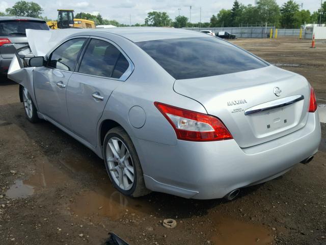 1N4AA5AP4BC835570 - 2011 NISSAN MAXIMA S SILVER photo 3