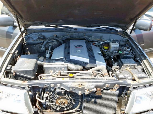 JTEHT05J812002480 - 2001 TOYOTA LAND CRUIS GREEN photo 7