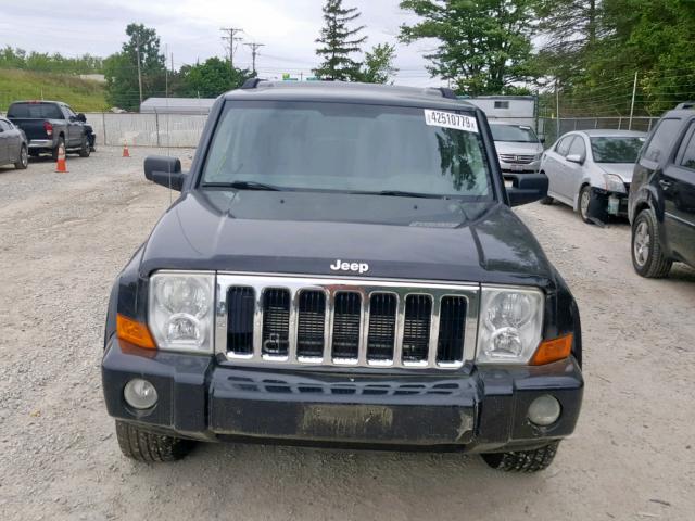 1J8HG48N26C105418 - 2006 JEEP COMMANDER BLACK photo 9