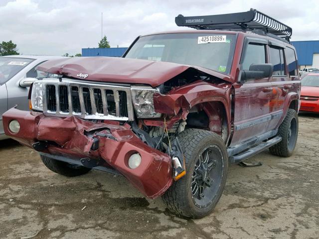 1J8HG48P57C610842 - 2007 JEEP COMMANDER 栗色 照片 2