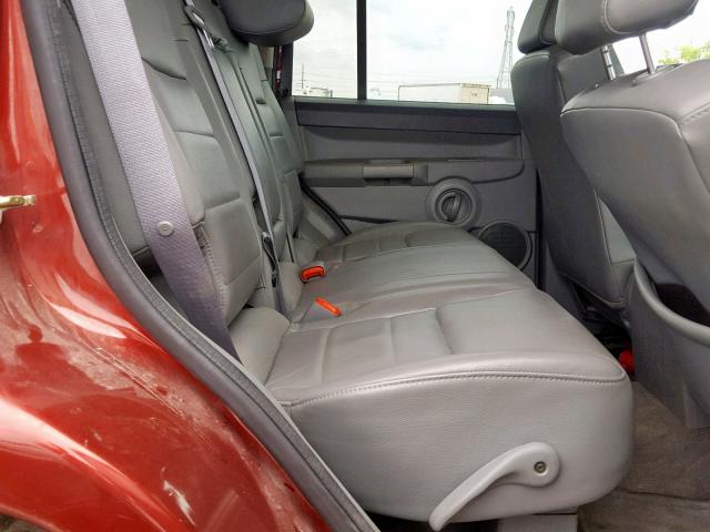 1J8HG48P57C610842 - 2007 JEEP COMMANDER 栗色 照片 6