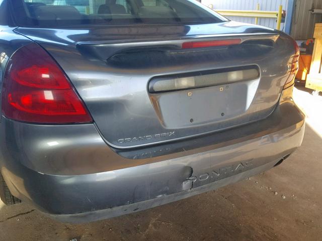 2G2WP522451202647 - 2005 PONTIAC GRAND PRIX GREEN photo 9