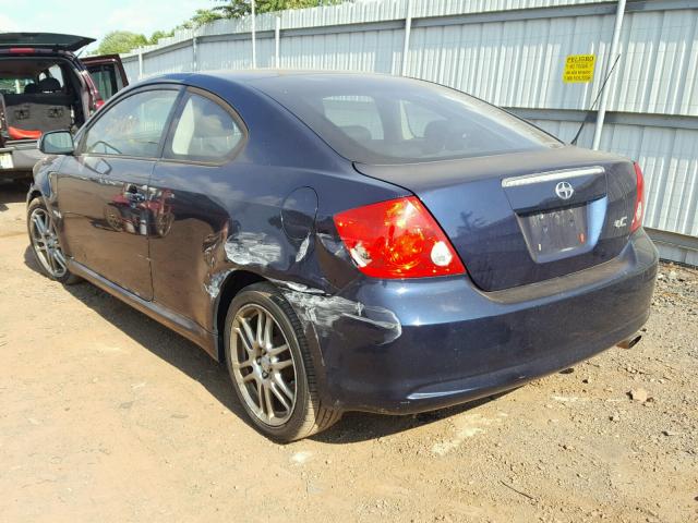 JTKDE177260115924 - 2006 TOYOTA SCION TC ლურჯი ფოტო 3