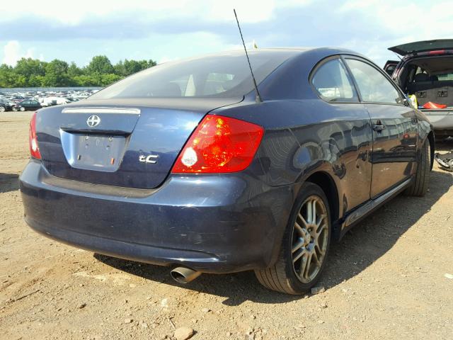 JTKDE177260115924 - 2006 TOYOTA SCION TC ლურჯი ფოტო 4