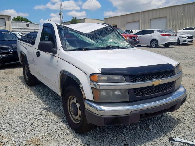 1GCCS148568322883 - 2006 CHEVROLET COLORADO WHITE photo 1