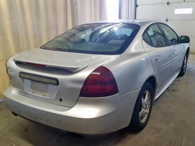 2G2WP522941221502 - 2004 PONTIAC GRAND PRIX SILVER photo 4