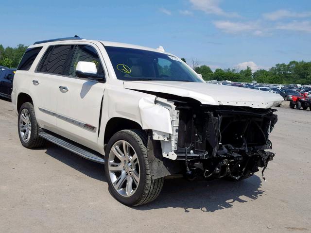 1GYS4MKJ0FR552395 - 2015 CADILLAC ESCALADE L WHITE photo 1