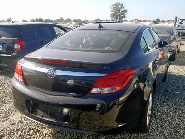 2G4GT5GR5D9149650 - 2013 BUICK REGAL PREM BLACK photo 4