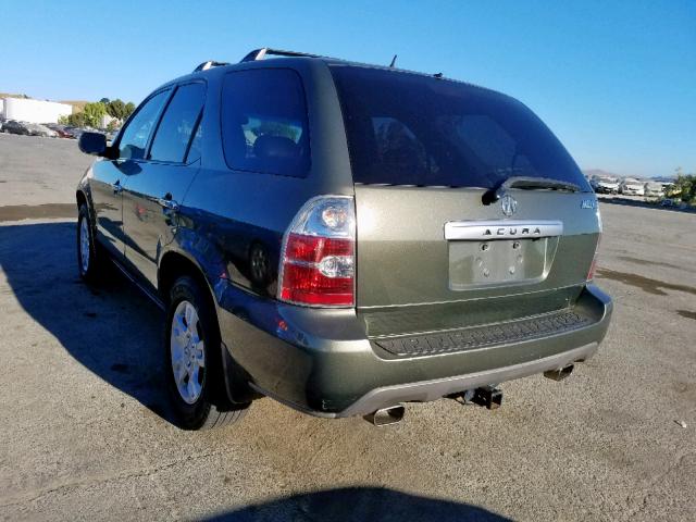 2HNYD18846H504010 - 2006 ACURA MDX TOURIN GREEN photo 3