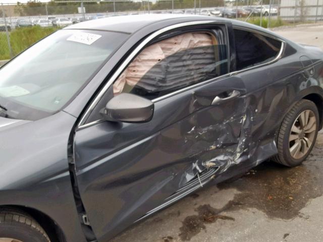 1HGCS12338A017399 - 2008 HONDA ACCORD LX- GRAY photo 9