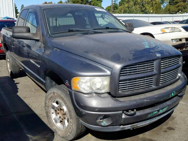 3D3KU28643G771795 - 2003 DODGE RAM 2500 S Մոխրագույն լուսանկար 1