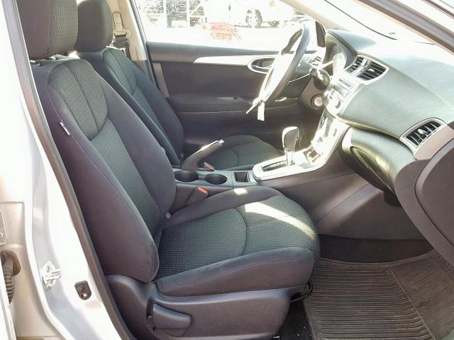 3N1AB7AP6DL685703 - 2013 NISSAN SENTRA S SILVER photo 5