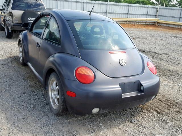 3VWCD21C5XM465254 - 1999 VOLKSWAGEN NEW BEETLE შავი ფოტო 3