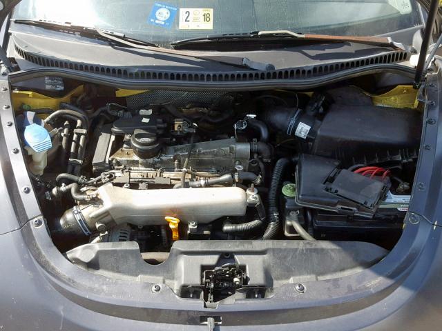 3VWCD21C5XM465254 - 1999 VOLKSWAGEN NEW BEETLE შავი ფოტო 7