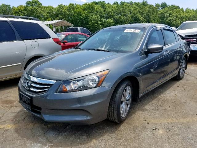 1HGCP2F86CA151166 - 2012 HONDA ACCORD EXL GRAY photo 2