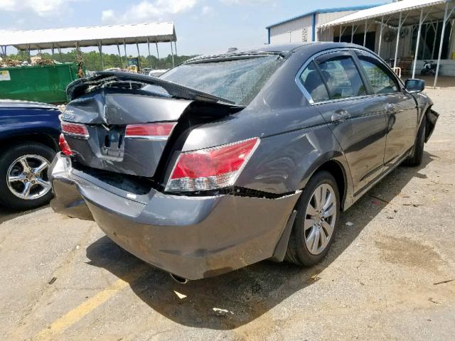 1HGCP2F86CA151166 - 2012 HONDA ACCORD EXL GRAY photo 4