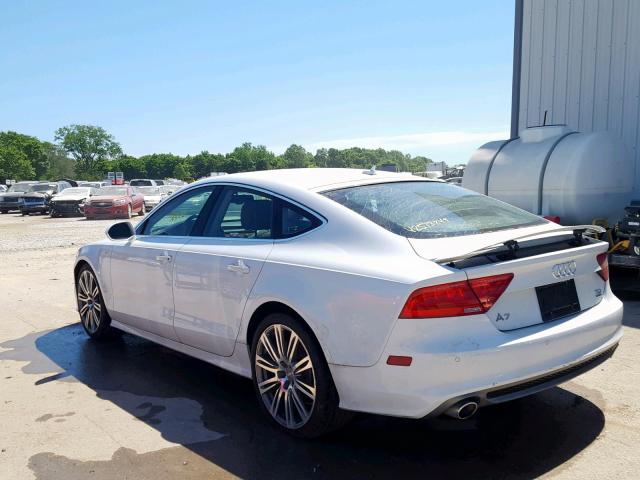 WAU2MAFC2EN003459 - 2014 AUDI A7 PRESTIG WHITE photo 3