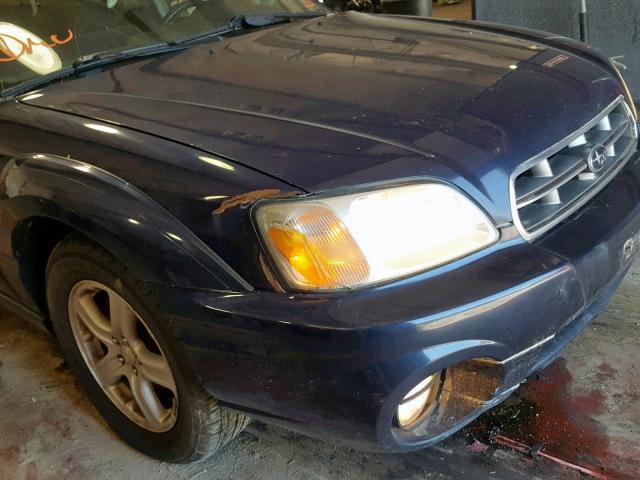 4S4BT62CX37115433 - 2003 SUBARU BAJA SPORT BLUE photo 9