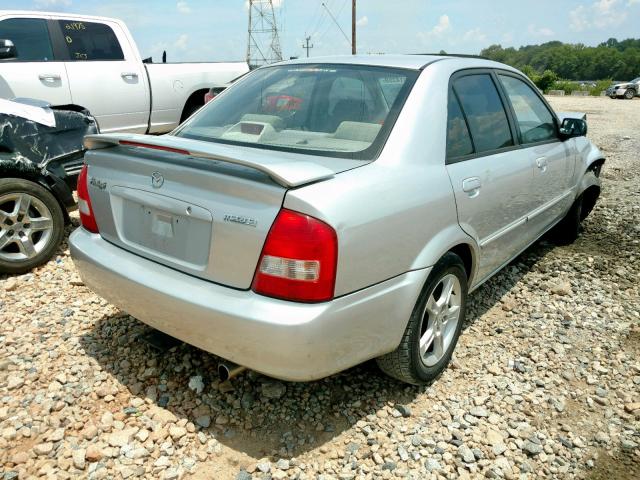 JM1BJ225730213252 - 2003 MAZDA PROTEGE DX SILVER photo 4