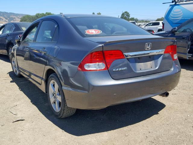 2HGFA1F69AH313443 - 2010 HONDA CIVIC LX-S GRAY photo 3