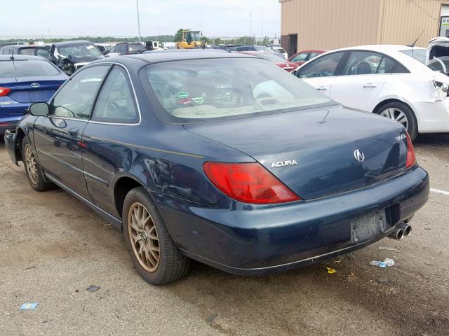 19UYA2257XL011396 - 1999 ACURA 3.0CL GREEN photo 3