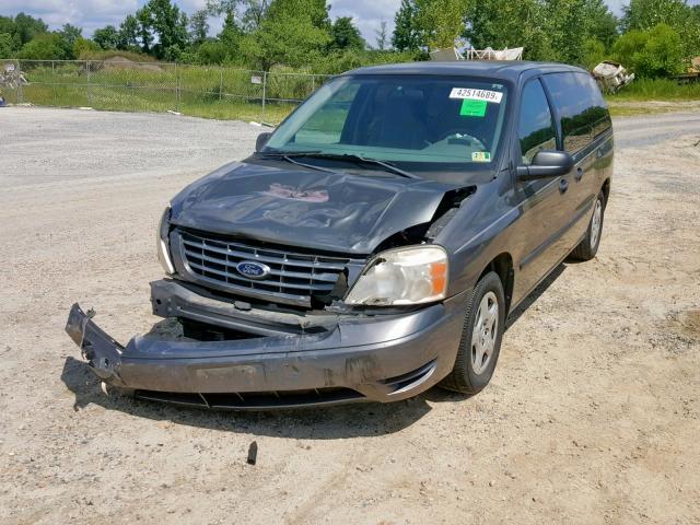 2FMZA50665BA52742 - 2005 FORD FREESTAR S GRAY photo 2