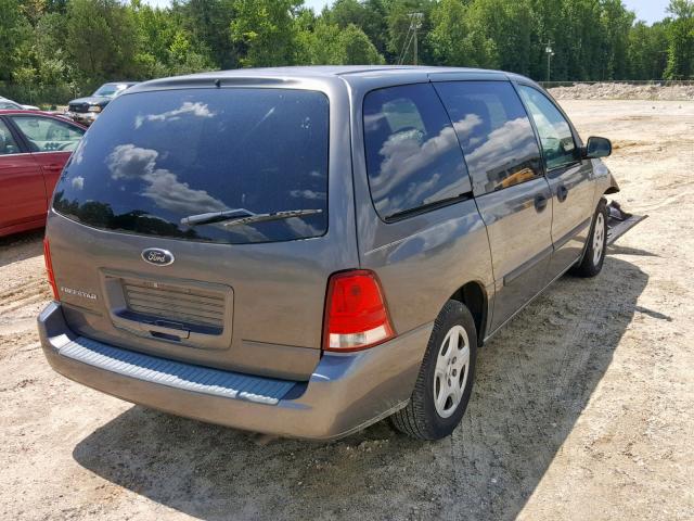 2FMZA50665BA52742 - 2005 FORD FREESTAR S GRAY photo 4