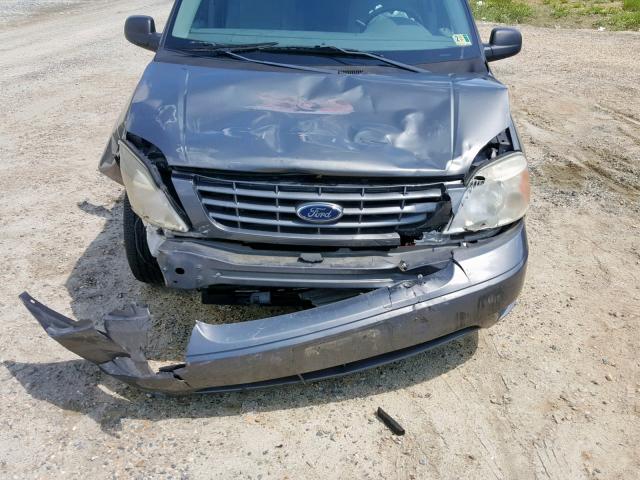 2FMZA50665BA52742 - 2005 FORD FREESTAR S GRAY photo 7