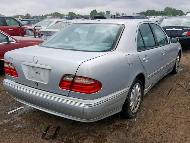 WDBJF65J91B234326 - 2001 MERCEDES-BENZ E 320 SILVER photo 4