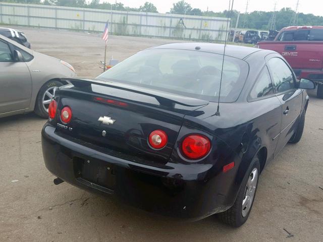 1G1AL18F687288483 - 2008 CHEVROLET COBALT LT BLACK photo 4